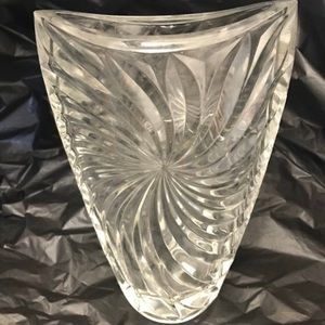 Lead Crystal Vase by Studio Nova Very Heavy!